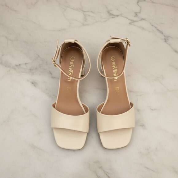 BENVENUTI Leather Wrapped Heel Sandals - Picture 2 of 3